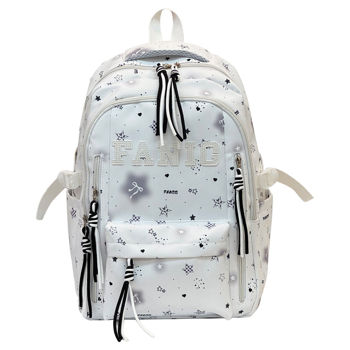 Cosmic Print Multi-Functional School Backpack Bowlift