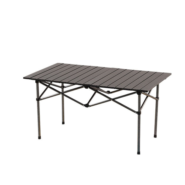 Folding Camping Table With Sturdy Aluminum Frame Bowlift