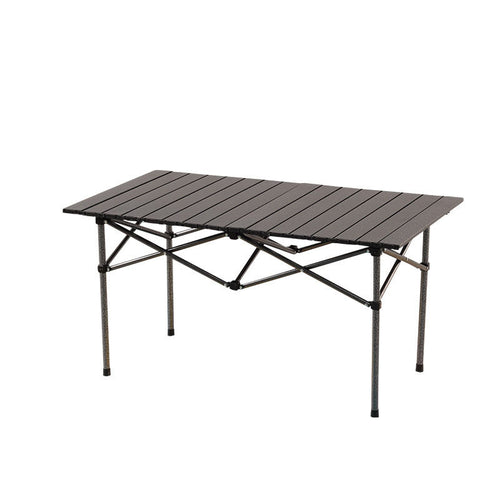 Folding Camping Table With Sturdy Aluminum Frame Bowlift