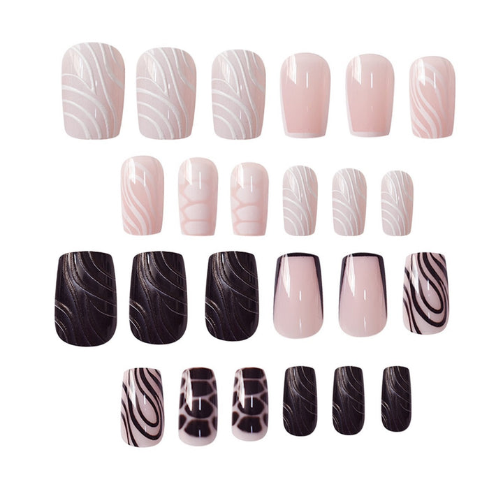 Detailed Artistic Press-On Nail Designs Bowlift
