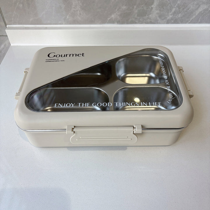 Stainless Steel Multi-Compartment Lunch Box