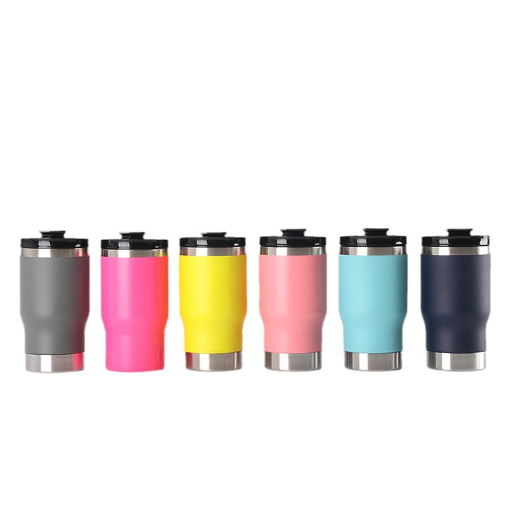 Women Insulated Travel Mug with Non-Slip Silicone Ring Bowlift