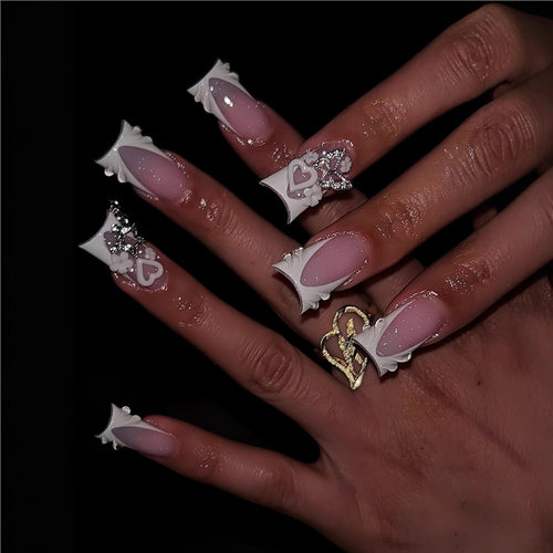Decorative Press-On Nail Enhancements Bowlift