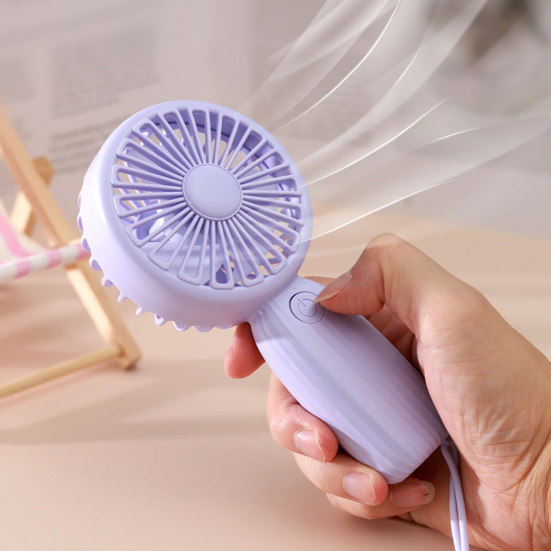 Women's Portable Mini Handheld Fan with Ergonomic Handle Bowlift