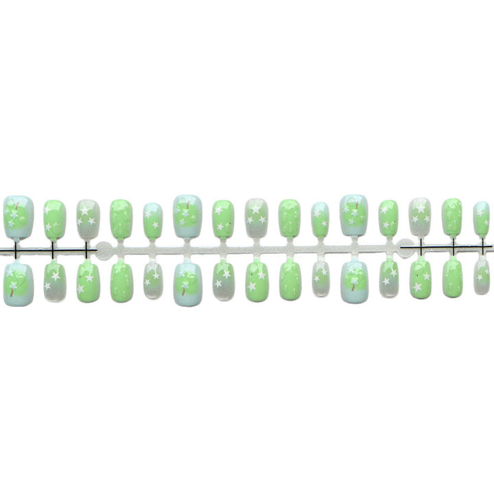 Starry Themed Press-On Nail Set Bowlift