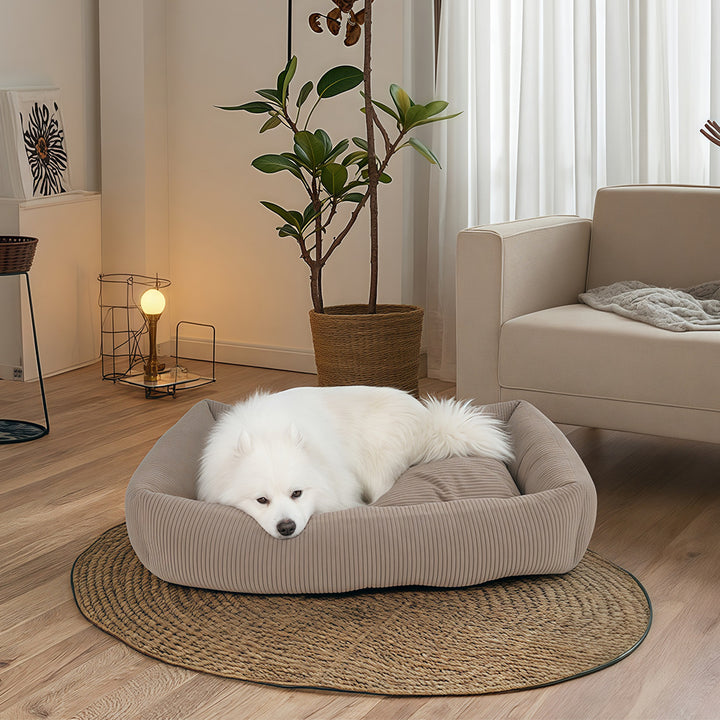 Deluxe Ribbed dog bed