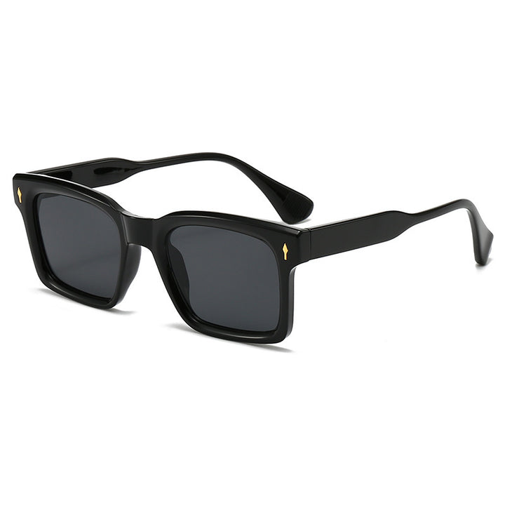 Ladies Rectangular Sunglasses in Elegant Tortoiseshell Design Bowlift