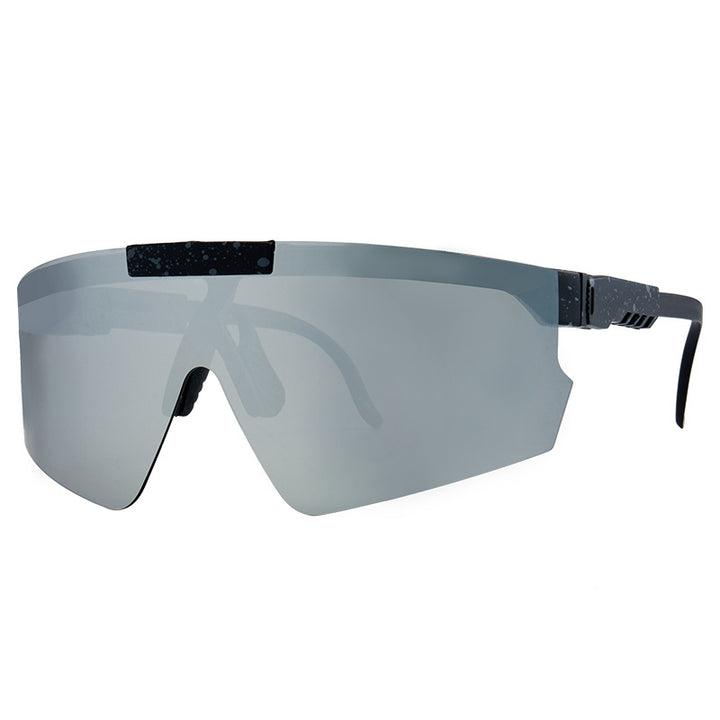 Unisex Futuristic Oversized Shield Sunglasses Bowlift