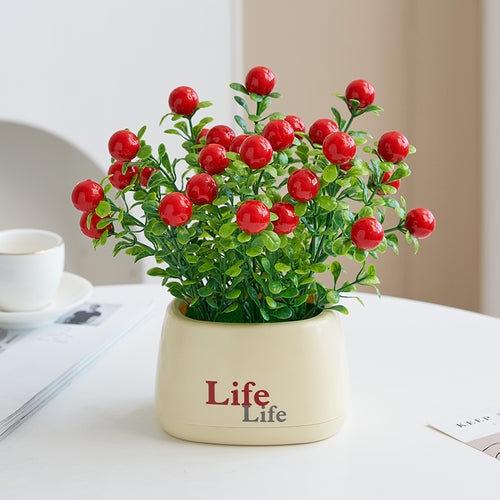 Decorative Faux Fruit Plant