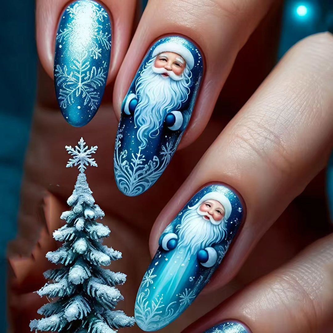Festive Character-Themed Nail Art Bowlift