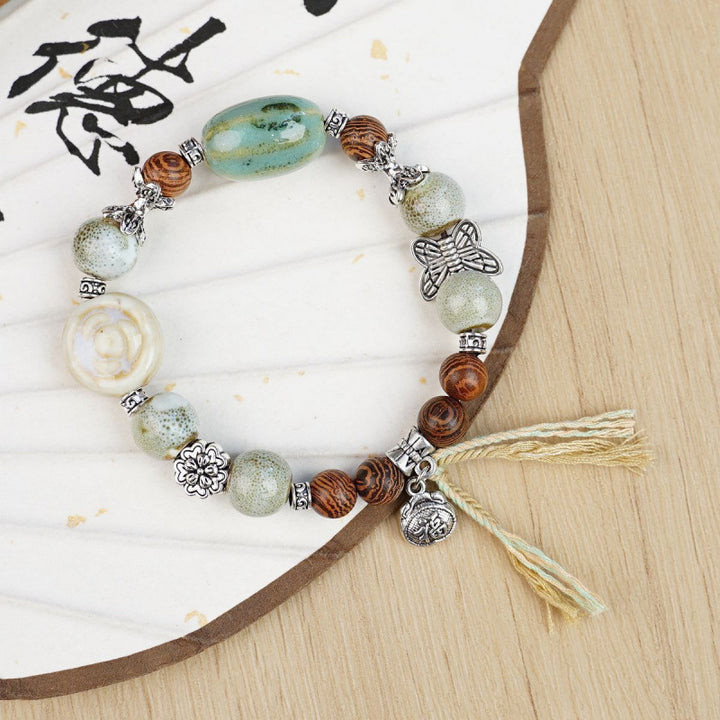 Heart-Shaped Beaded Bracelet Bowlift