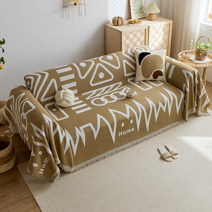 Abstract Pattern Decorative Throw Blanket