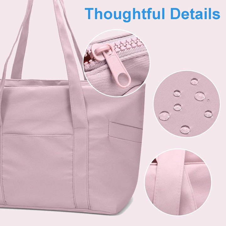 Practical everyday tote bag with multifunctional compartments Bowlift