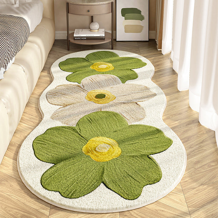 Floral-Shaped Area Rug
