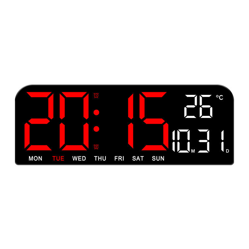 Digital Multifunctional Alarm Clock with Temperature Display Bowlift