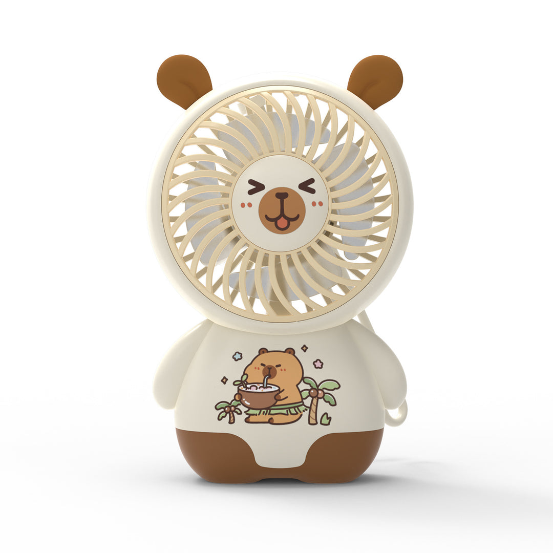 Unisex Portable Hand Fan in Cute Bear Design Bowlift