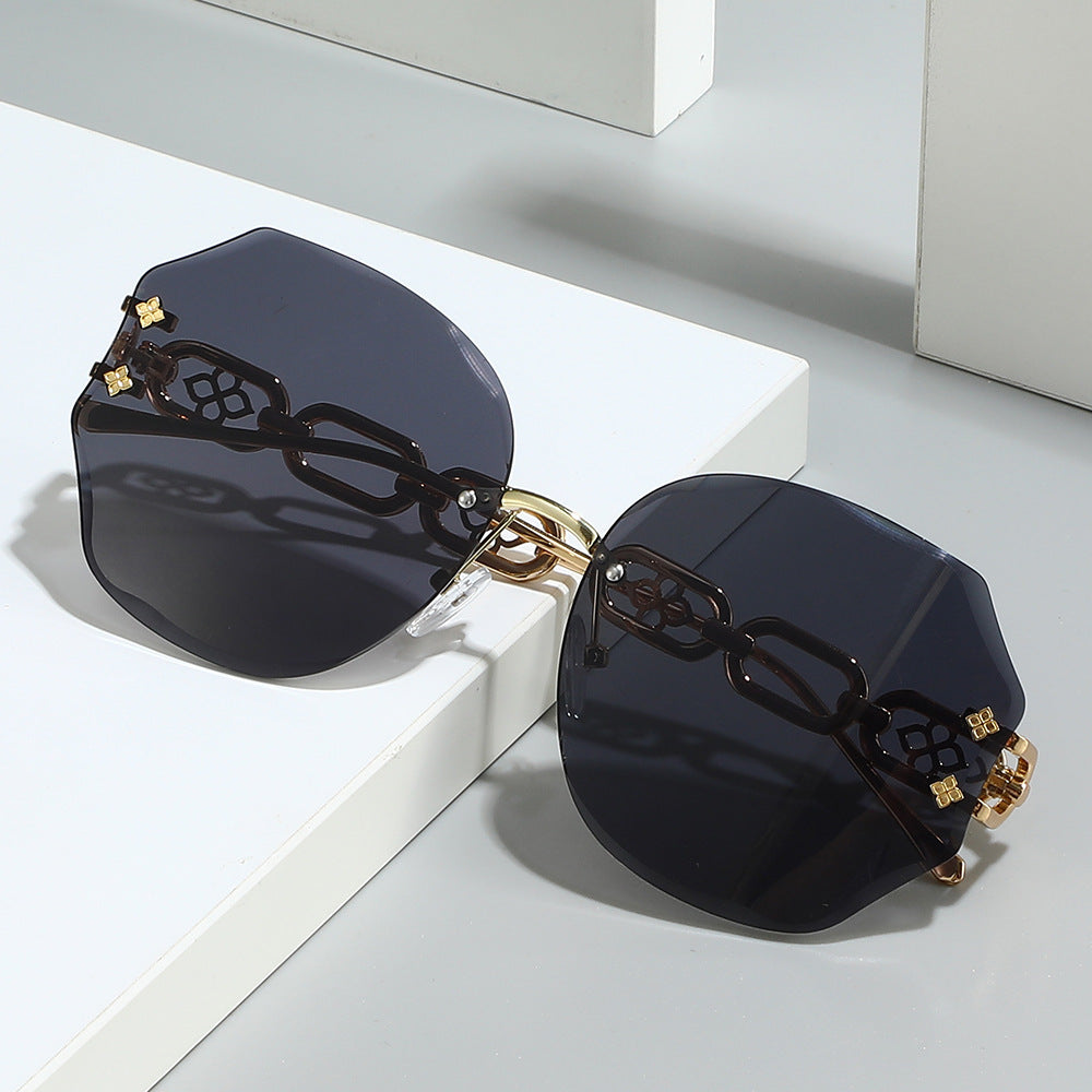 Elegant Oversized Octagonal Sunglasses Bowlift