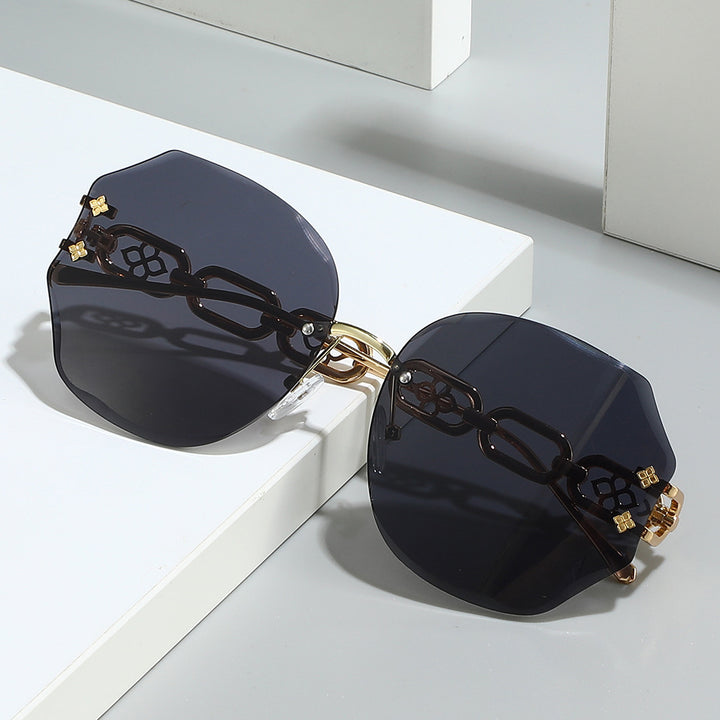Elegant Oversized Octagonal Sunglasses Bowlift