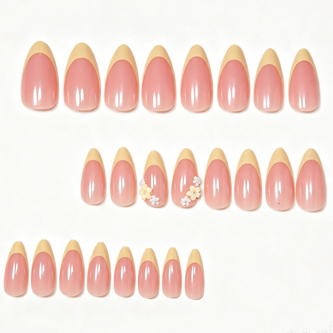 Elegant Floral Accent Nail Art Kit Bowlift