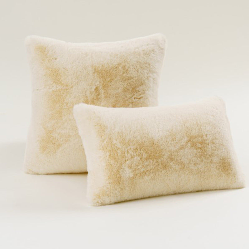 Plush Texture Decorative Pillow