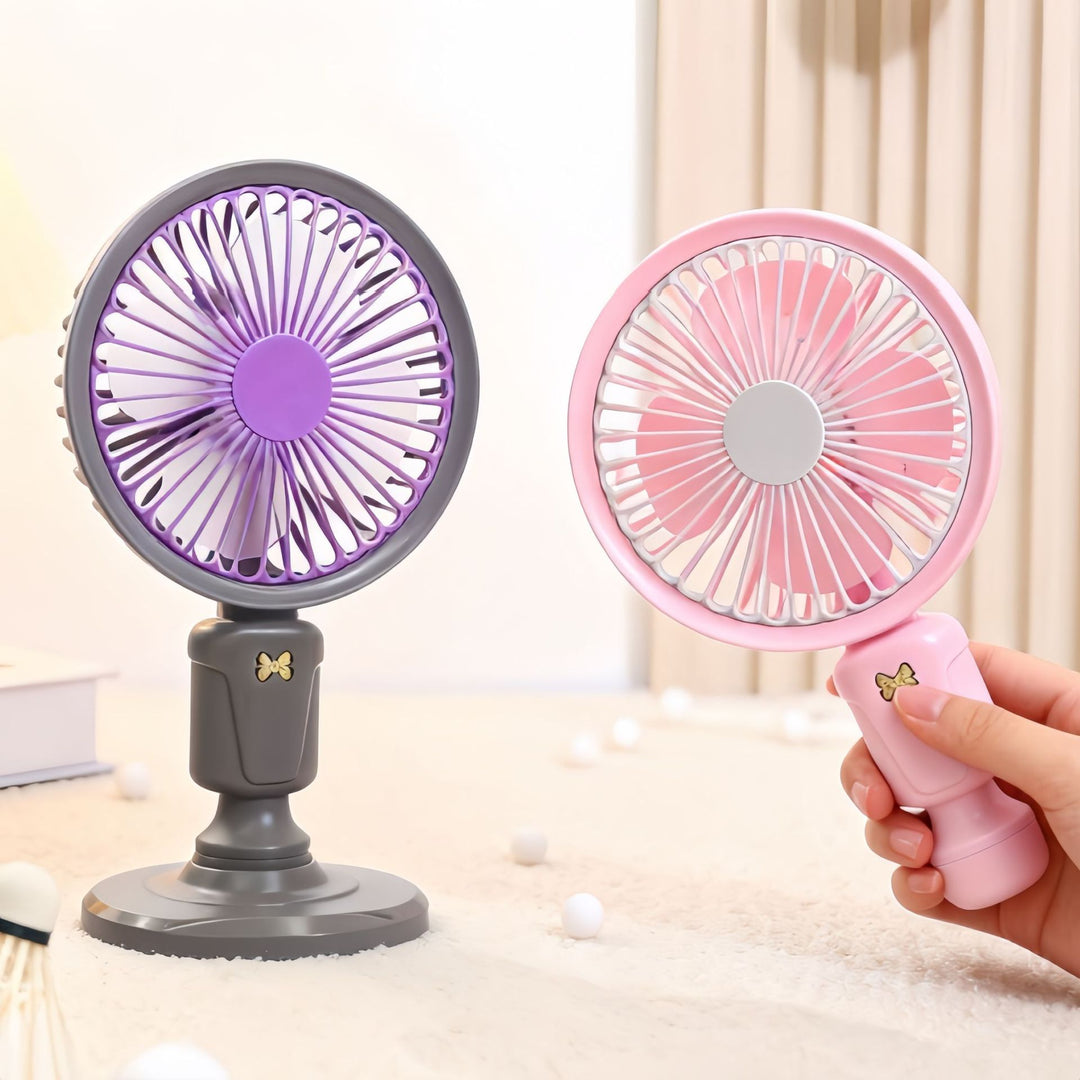 Ladies Portable Table Fan with Adjustable Speed Control Bowlift