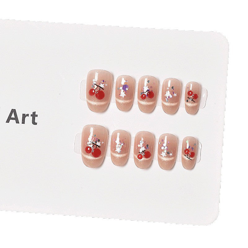 Artistic Press-On Nail Design Bowlift 1787316083