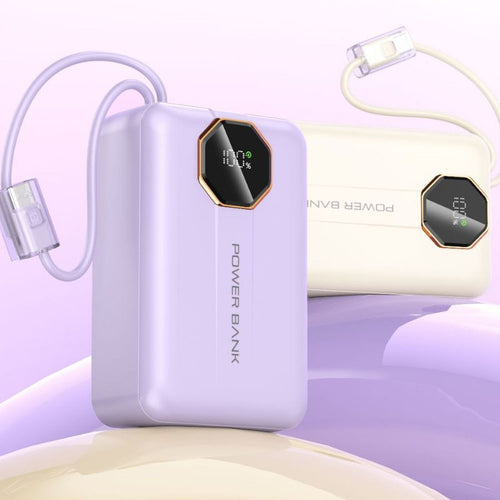 Portable power bank with integrated fast charging function and LED display Bowlift