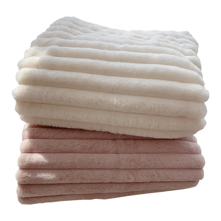 Women Super Soft Plush Blanket with 3D Structure Bowlift