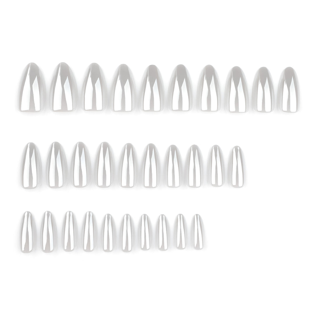 Artful stiletto nails with elegant shine details Bowlift