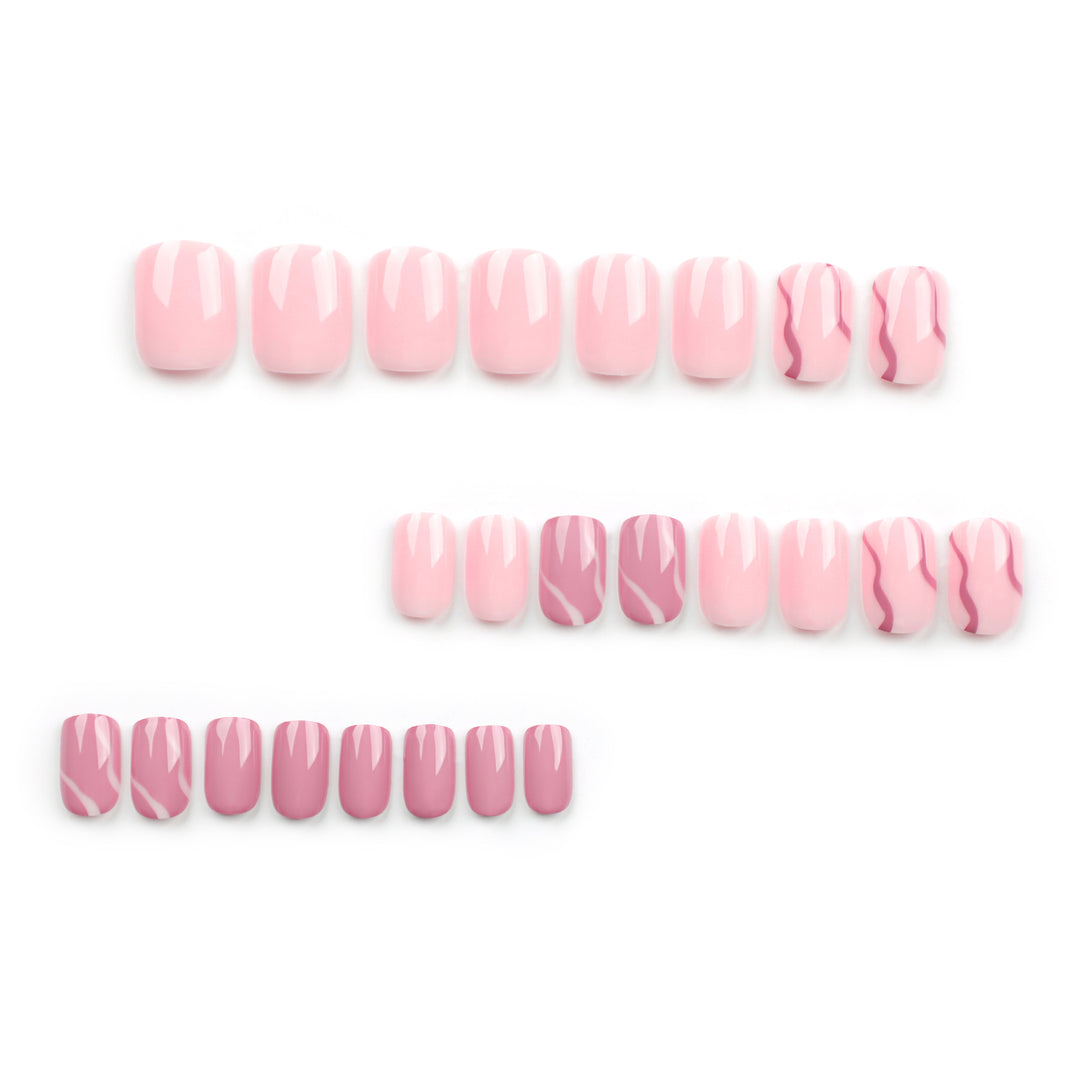Creative Nail Art with Marble Design Bowlift