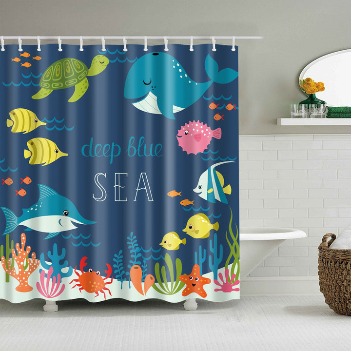 Floral Patterned Bathroom Shower Curtain Bowlift