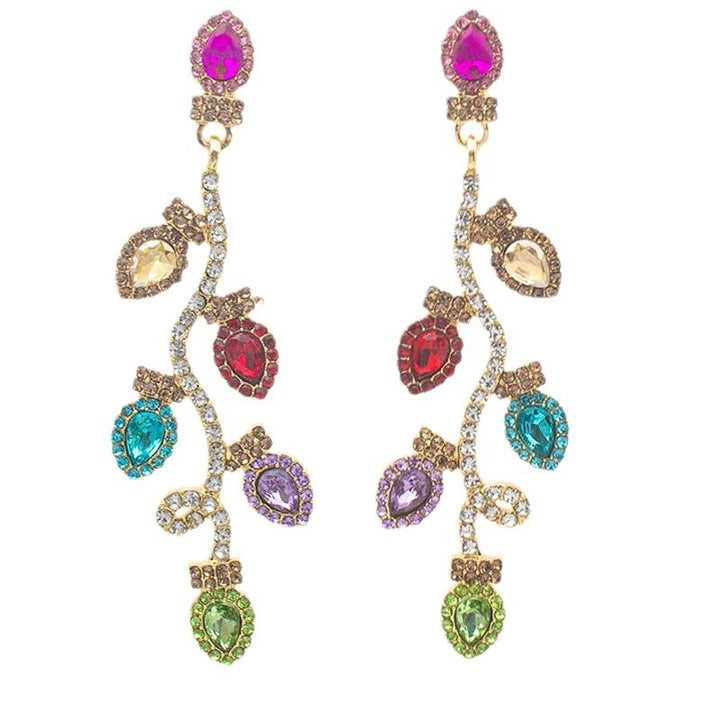Vibrant Floral-Inspired Drop Earrings Bowlift