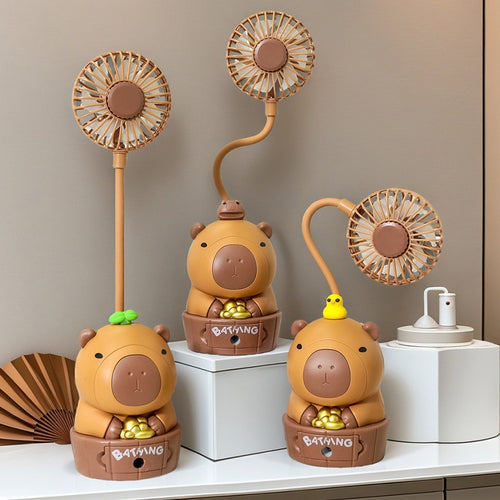 Women Portable USB Fan in Unique Bear Design Bowlift