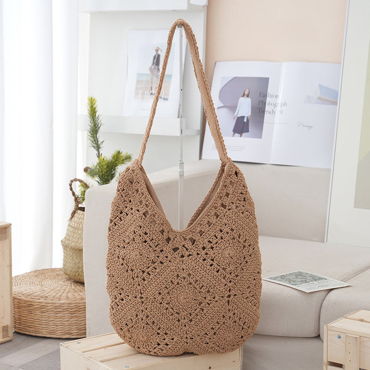 Handmade Crochet Shopper Bag Bowlift