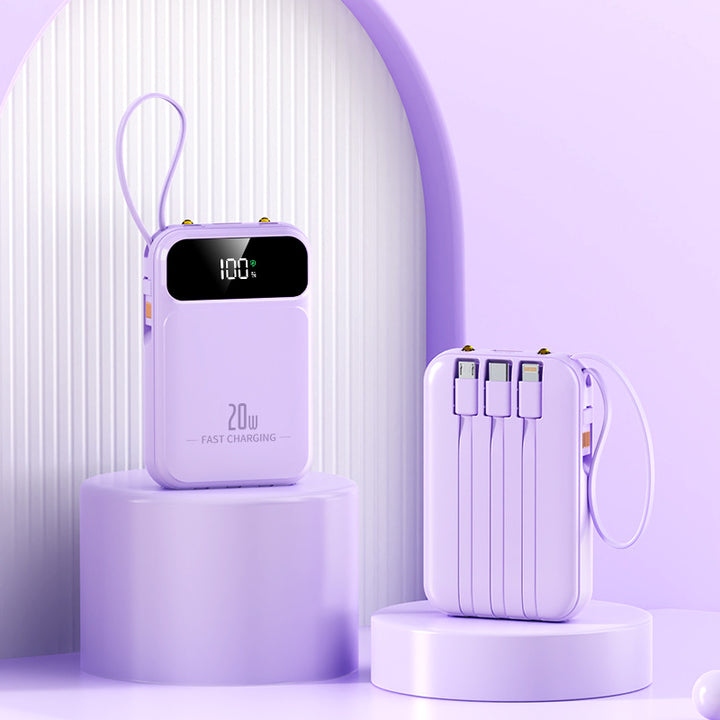 Portable Power Bank with Digital Display by Bowlift