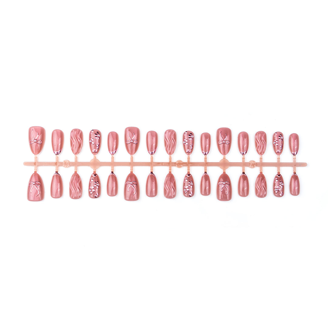 Premium Artificial Nail Set Bowlift