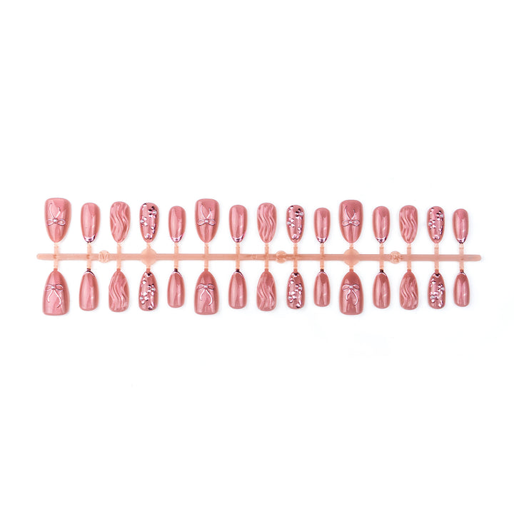 Premium Artificial Nail Set Bowlift