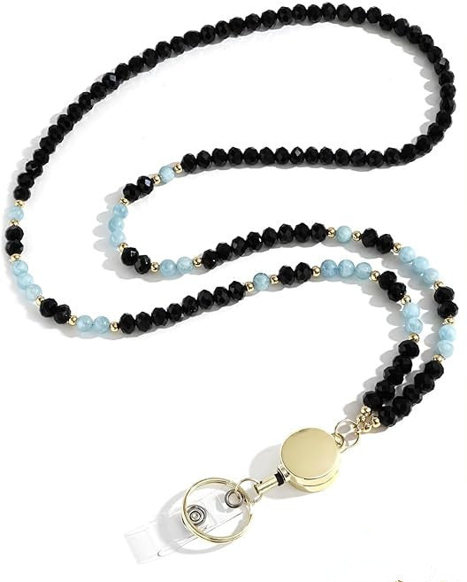 Beaded Eyewear Retractable Lanyard Bowlift