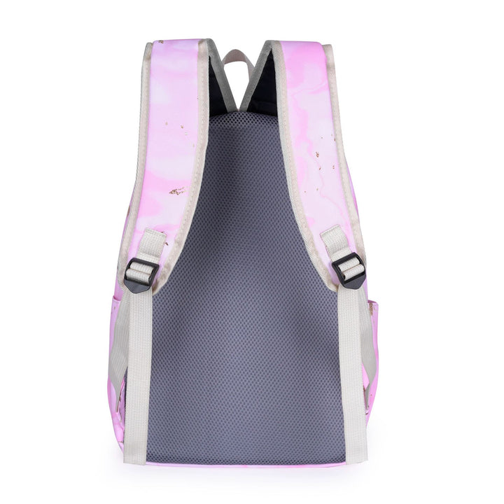 Fashionable backpack with generous interior Bowlift