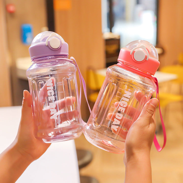 Unisex Silicone Water Bottle with Leakproof Lid Bowlift