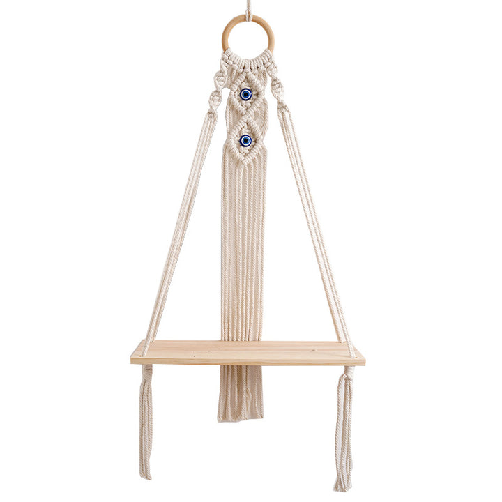 Hanging Macrame Shelf Organizer Bowlift