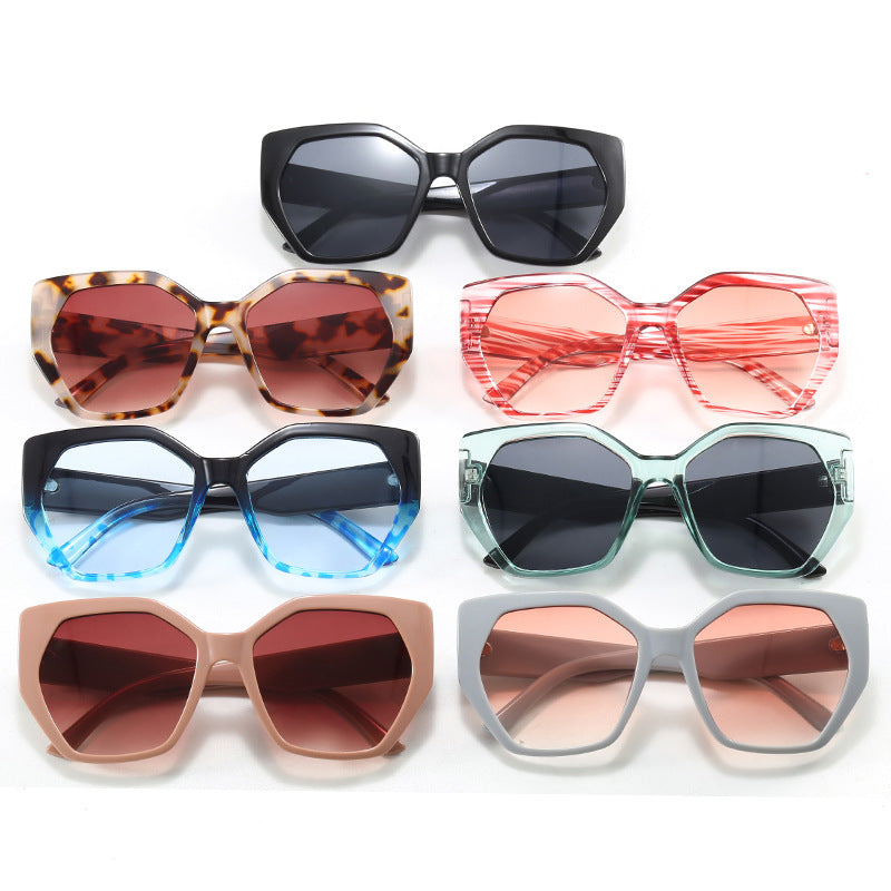 Women oversized geometric sunglasses Bowlift