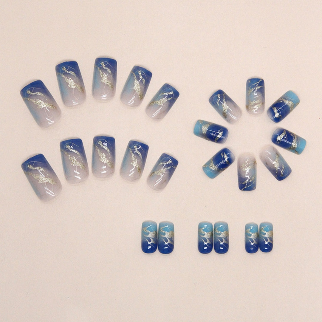 Artistic Abstract Nail Extensions Bowlift