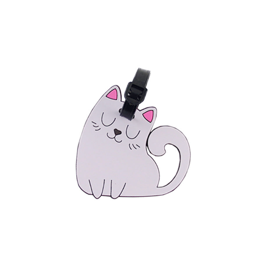 Cute Cat Luggage Tag Bowlift