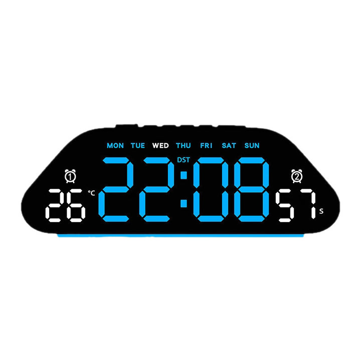 Digital Alarm Clock with Versatile Features Bowlift