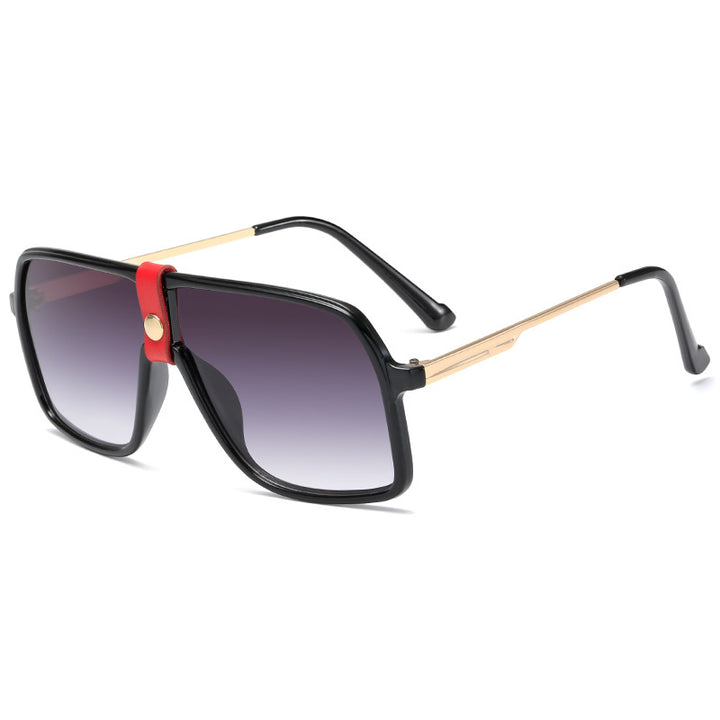 Women Oversized Sunglasses with Fashionable Frame and Bowlift Sunglasses Lenses