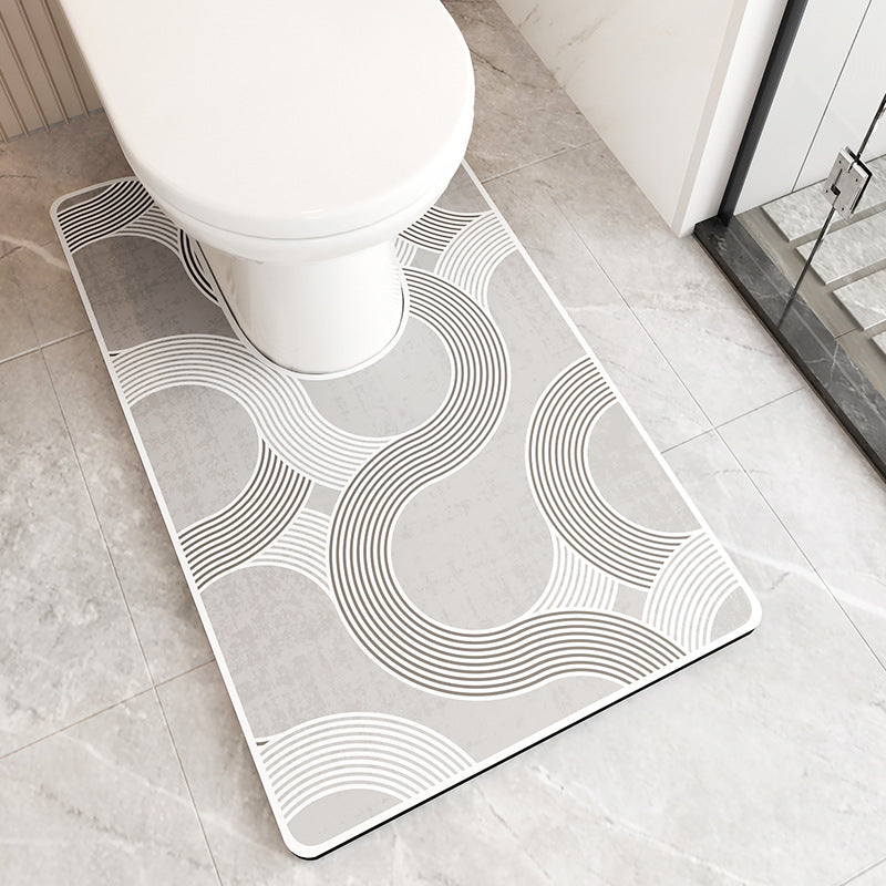 Decorative Bathroom Runner Mat Bowlift