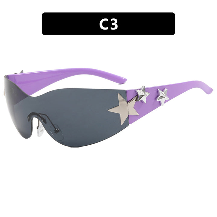 Women's trendy sunglasses with unique star design Bowlift