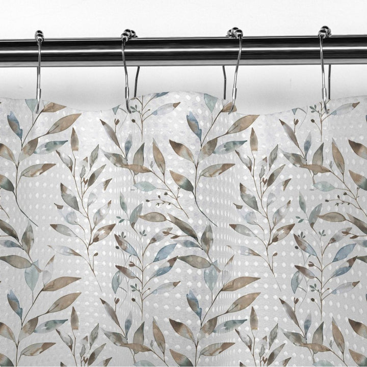 Floral Patterned Shower Curtain Bowlift