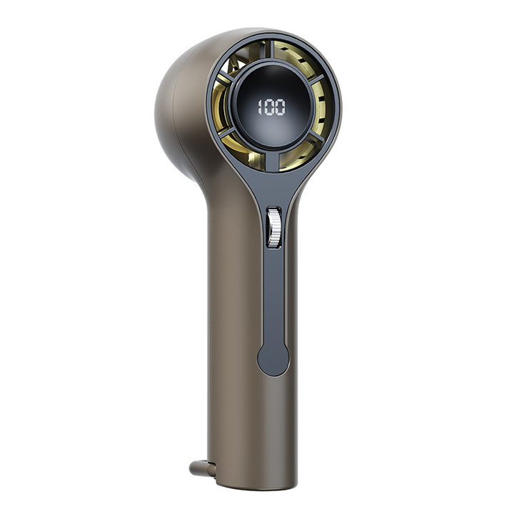 Women Portable High-Performance Hand Fan with Digital Speed Indicator Bowlift